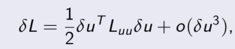 δL = 1 2 δu T Luu δu + o(δu 3 ),